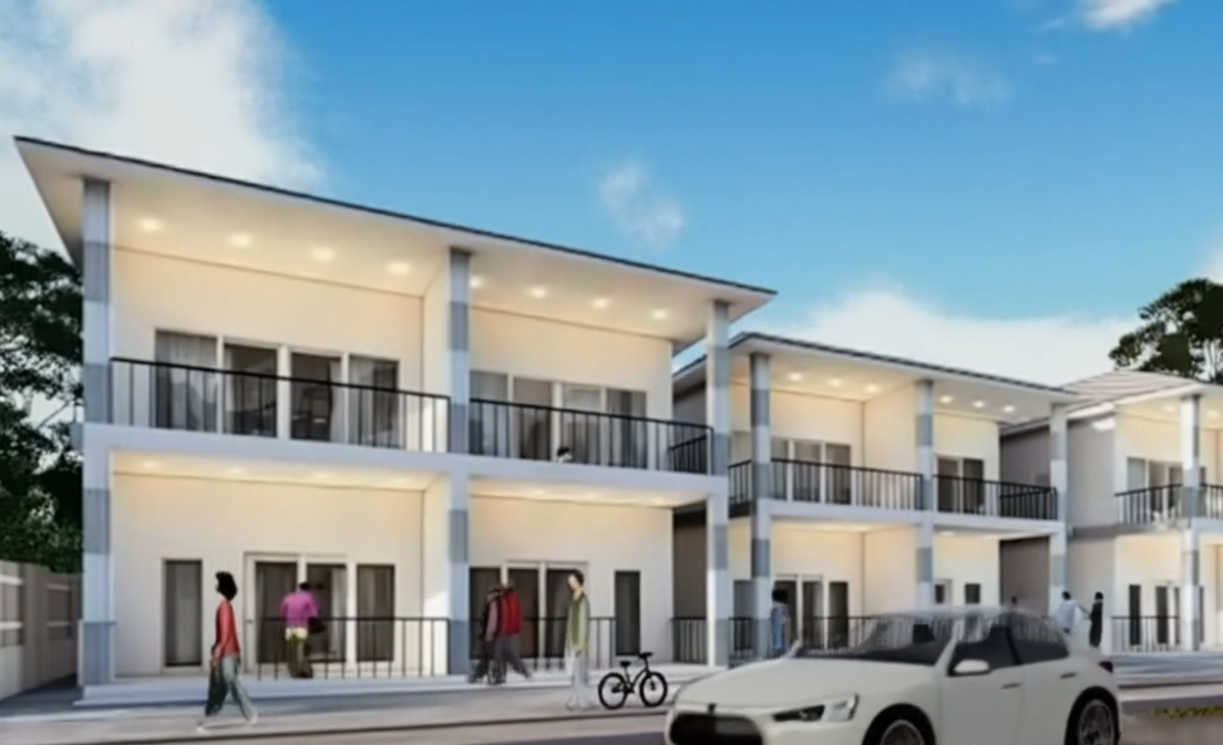 Duo block houses