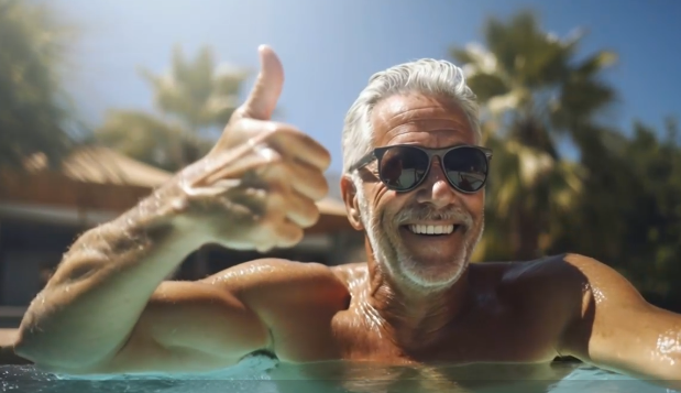 senior-man-enjoying-summer-pool