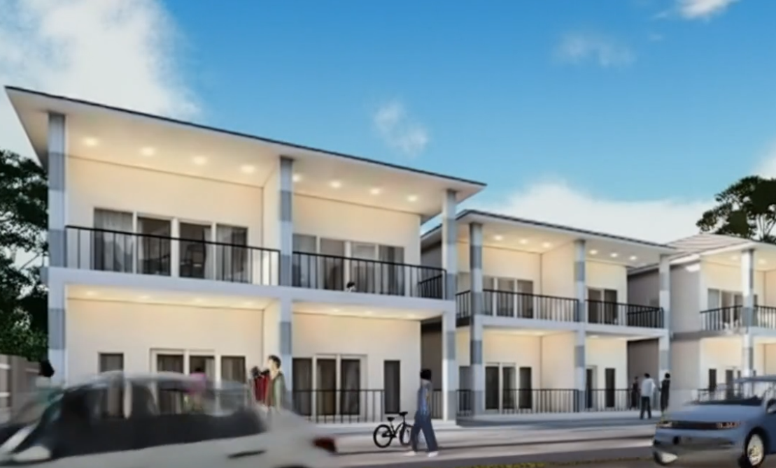 Duo block houses