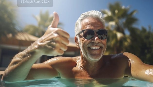senior-man-enjoying-summer-pool
