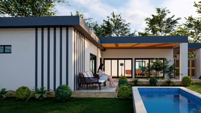 135m2 retirement pool villa hua hin