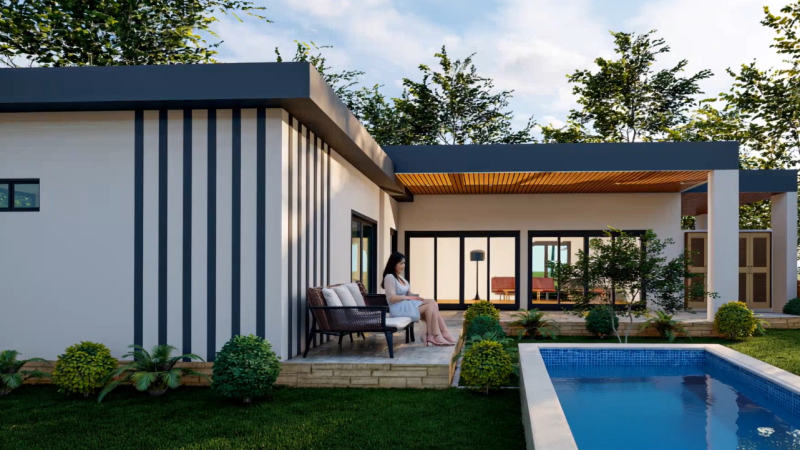 135m2 retirement pool villa hua hin