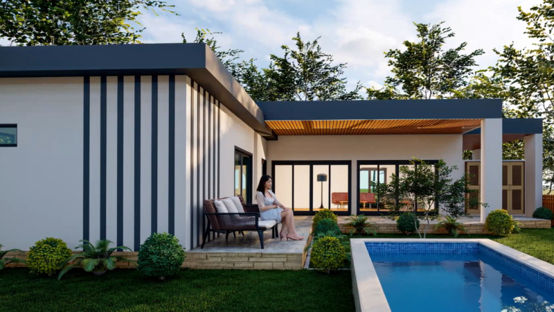 135m2 retirement pool villa hua hin